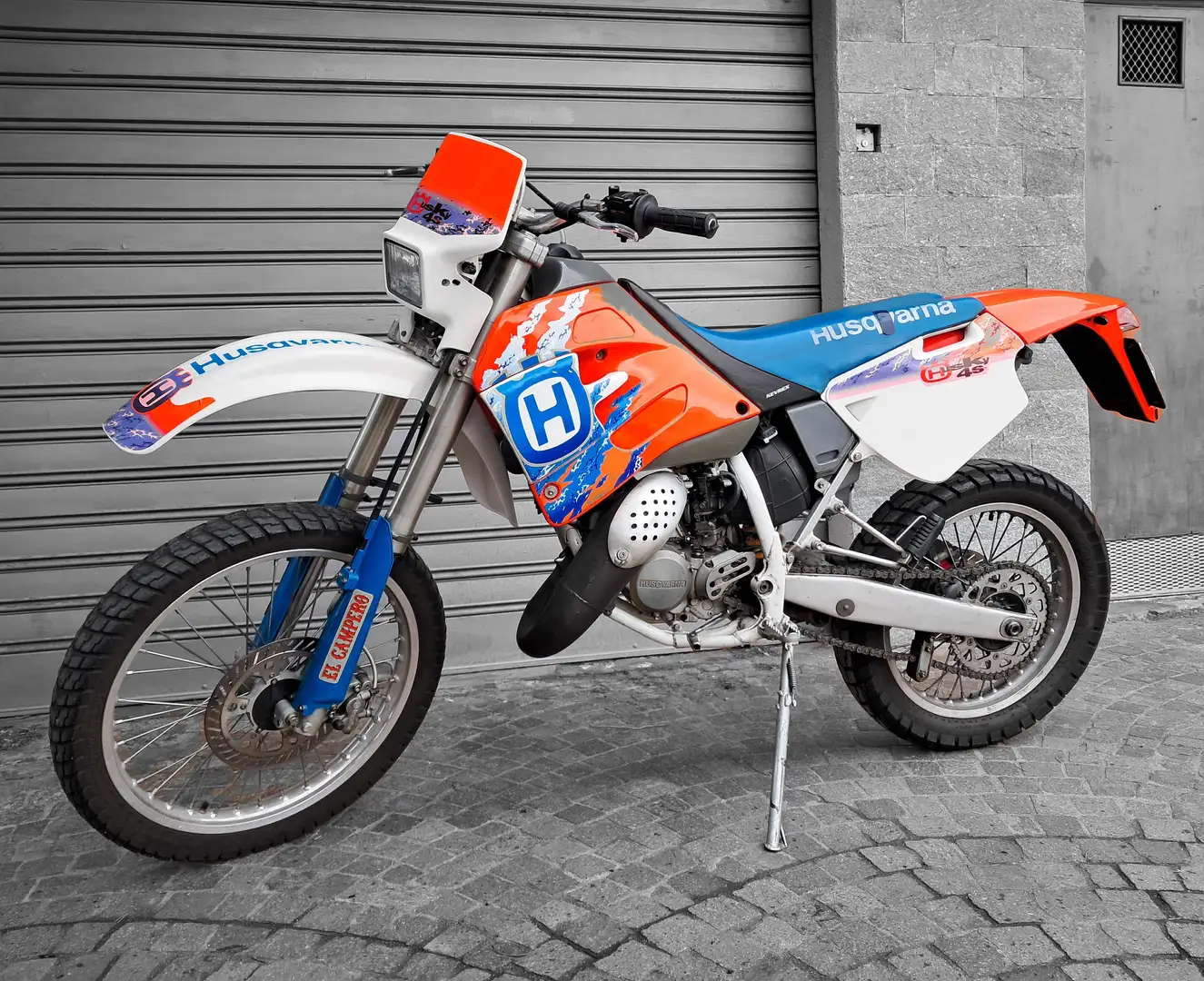 Husqvarna WRE 125 Dual arancio fluo 1995 Orange - 2