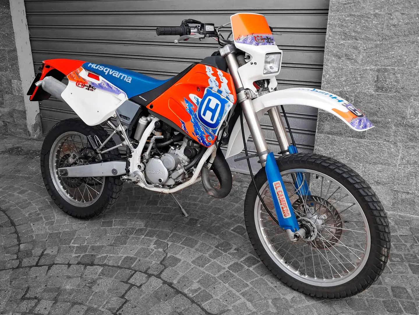 Husqvarna WRE 125 Dual arancio fluo 1995 Orange - 1