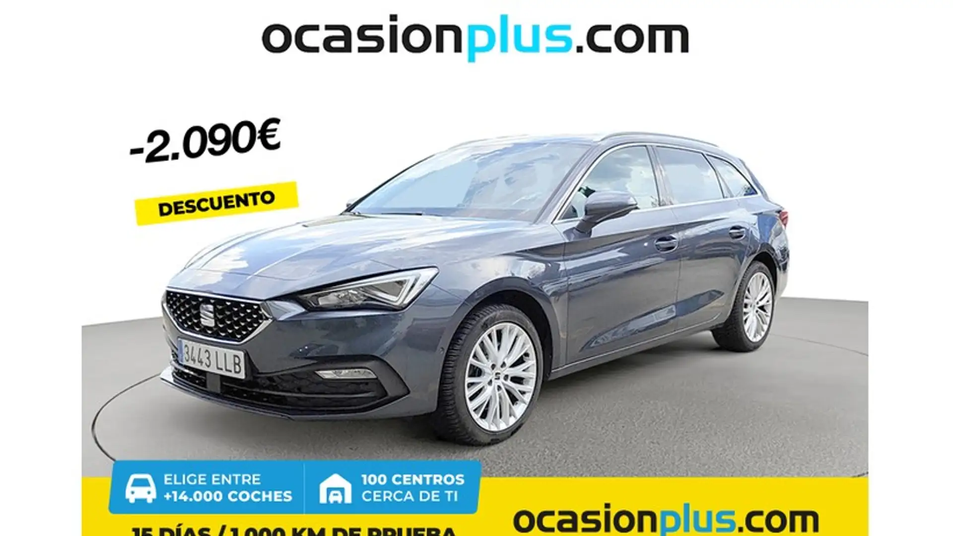 SEAT Leon ST 2.0TDI CR S&S Xcellence Launch Pack M DSG-7 150 Zilver - 1