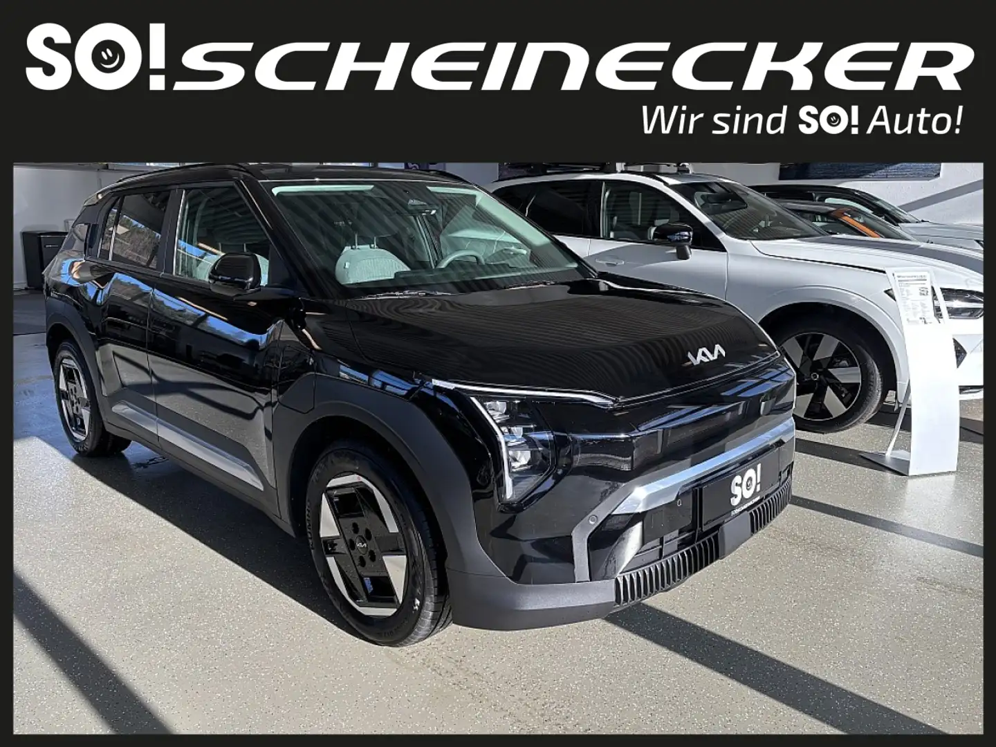 Kia EV3 FWD 81,4kWh Long Range Earth Schwarz - 1