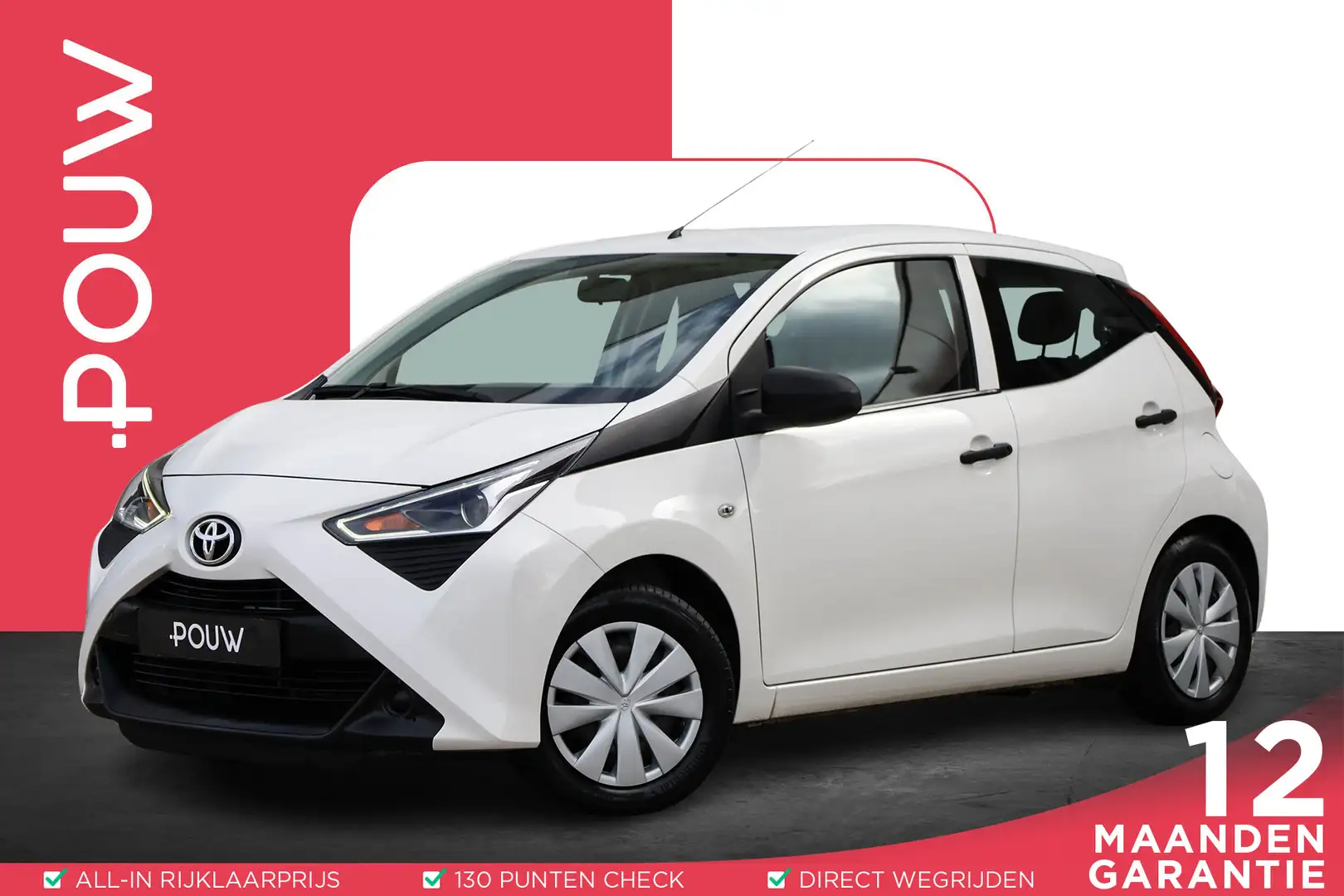 Toyota Aygo 1.0 VVT-i 72pk x-fun | Airco | Bluetooth Blanc - 1