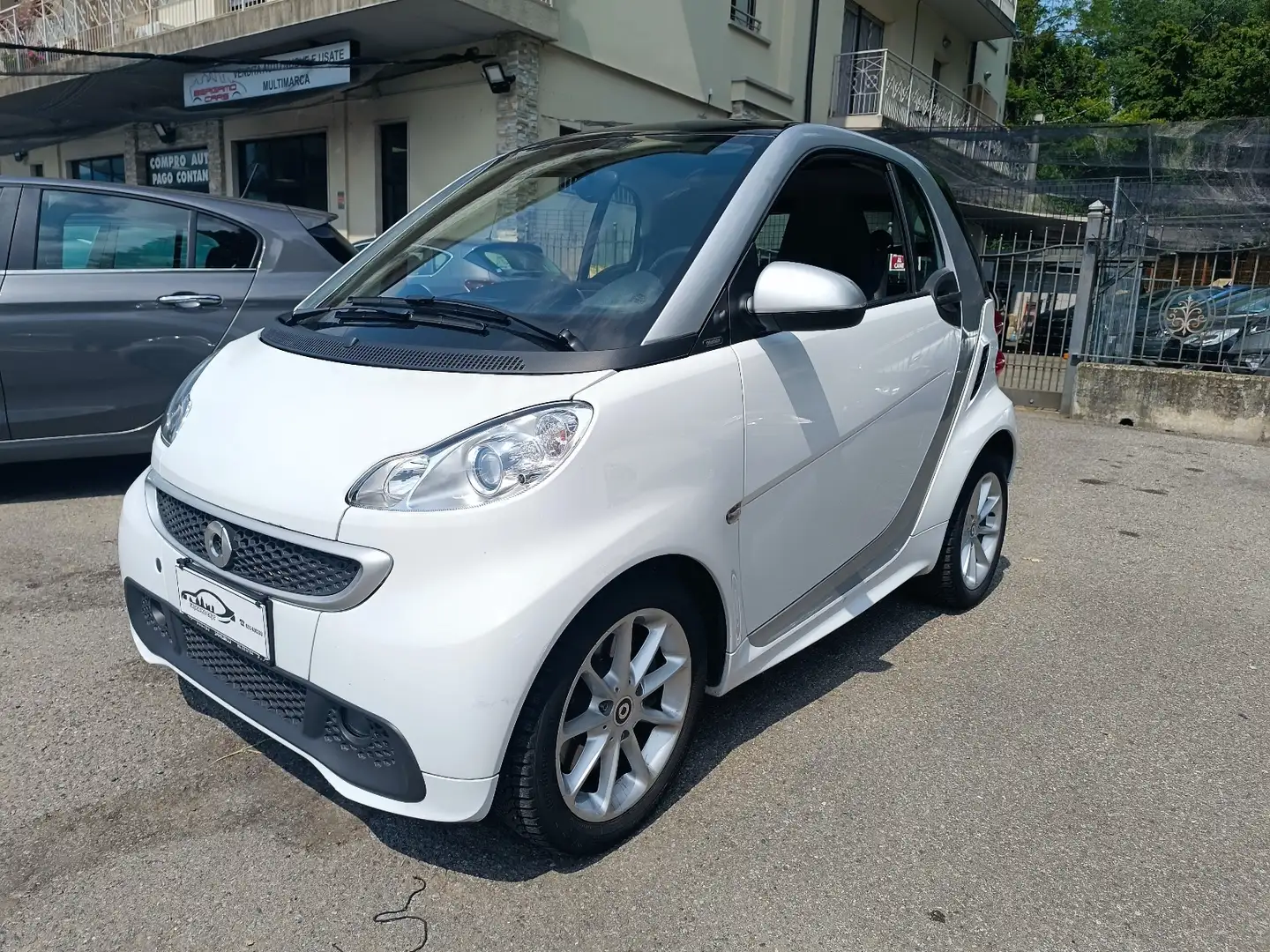 smart forTwo Fortwo 1.0 mhd Passion 71cv 46.000 KM CERTIFICATI Bianco - 1