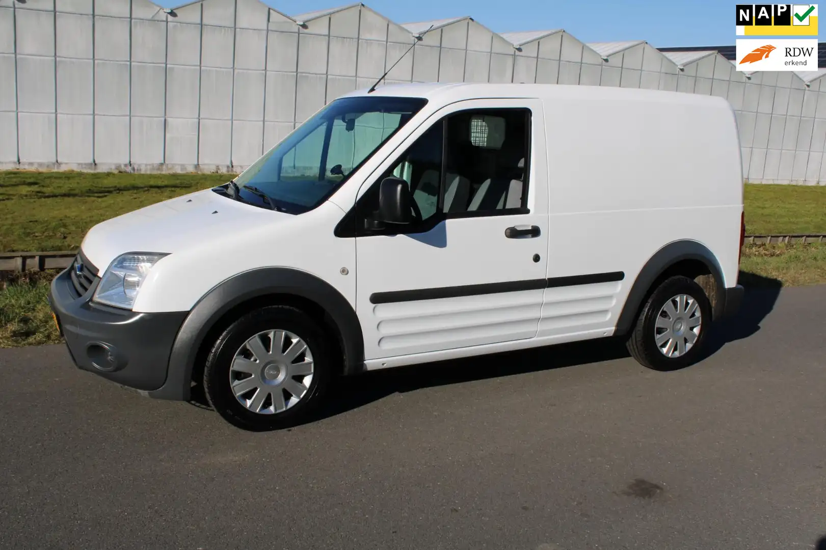 Ford Transit Connect T200S 1.8 TDCi Ambiente met Zij schuifdeur Blanco - 1
