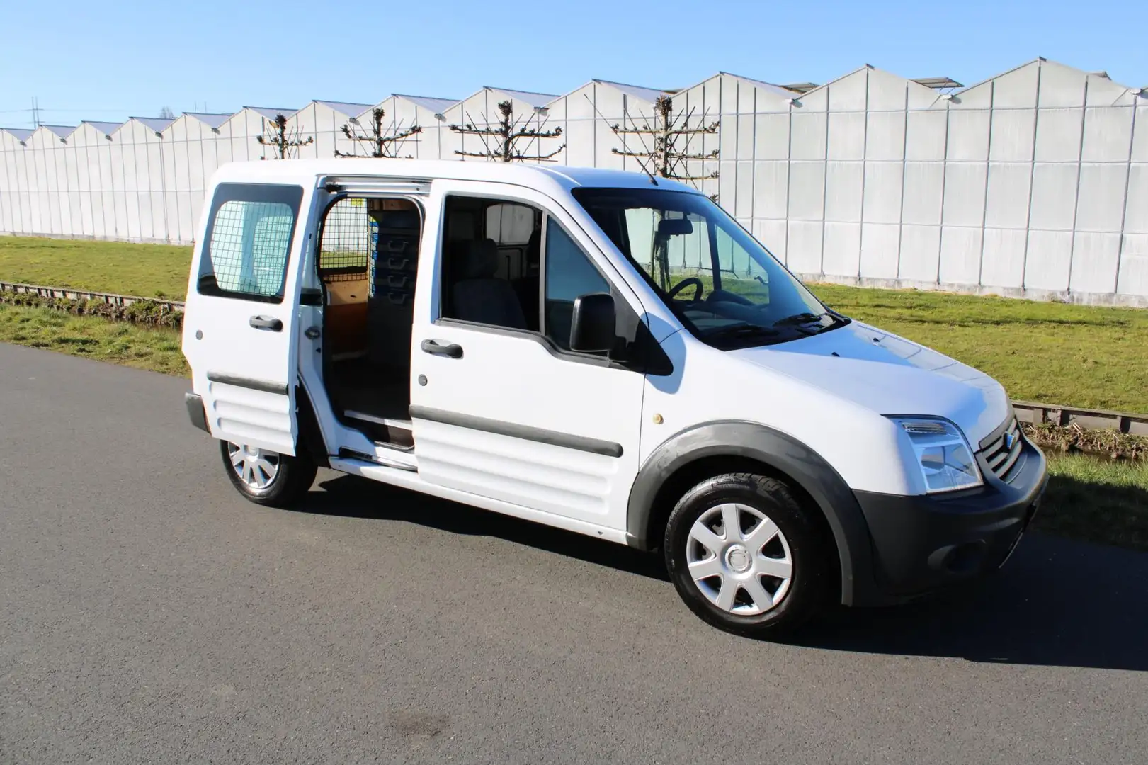 Ford Transit Connect T200S 1.8 TDCi Ambiente met Zij schuifdeur Blanco - 2