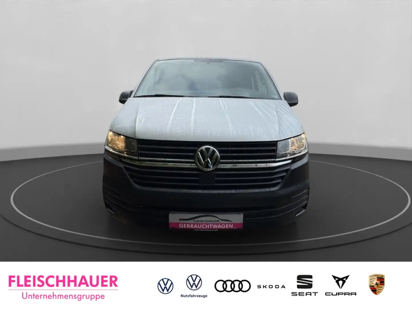 Volkswagen T6.1 Transporter Kasten 2.0 TDI AHK+PDC+Klima+Flügel Silber - 2