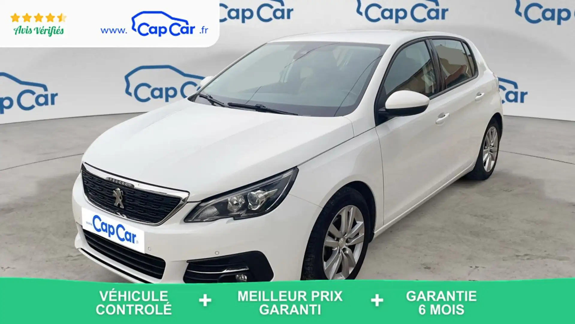 Peugeot 308 1.5 BlueHDi 130 EAT6 Active Business Blanc - 1