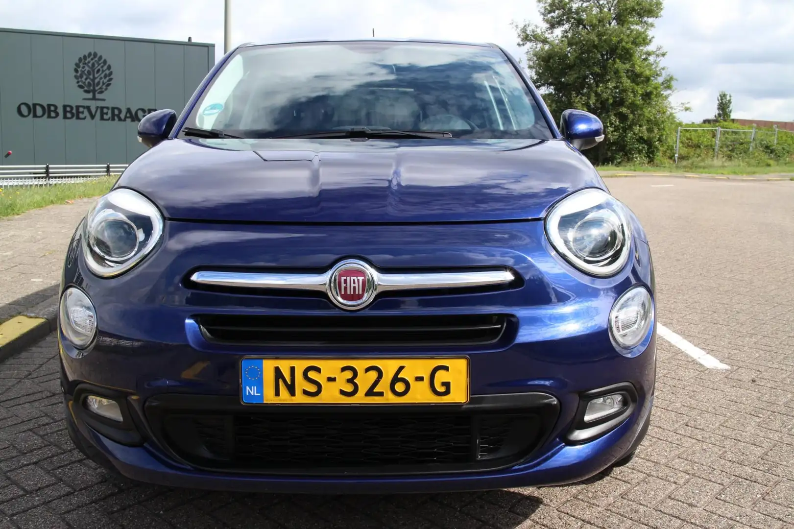 Fiat 500X 1.4 Turbo MultiAir Lounge_LUXE UITVOERING!!! NETTE Blauw - 2