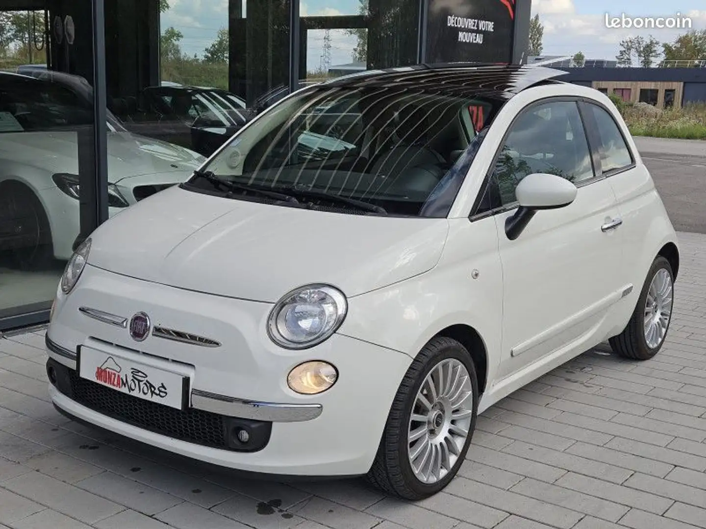 Fiat 500 1.3 MULTIJET 16V 95CH DPF S&S LOUNGE Blanc - 1