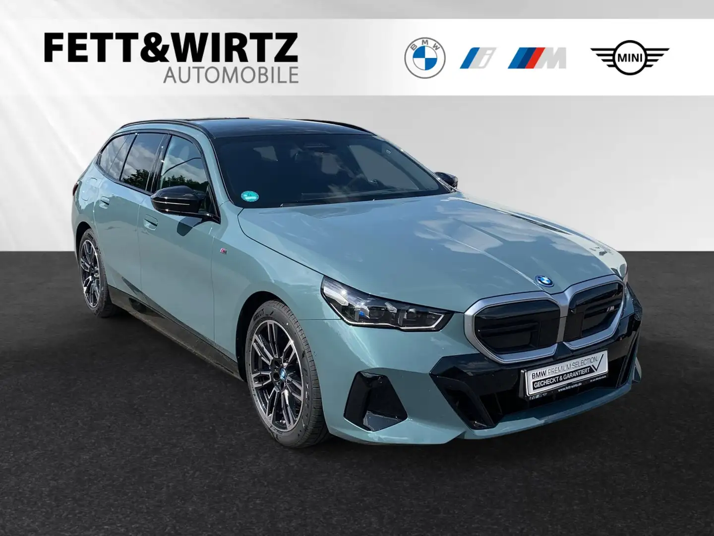 BMW i5 M60 xDrive Touring LR 705,- br.o.Anz.24 Mon. / 5' Зелёный - 1