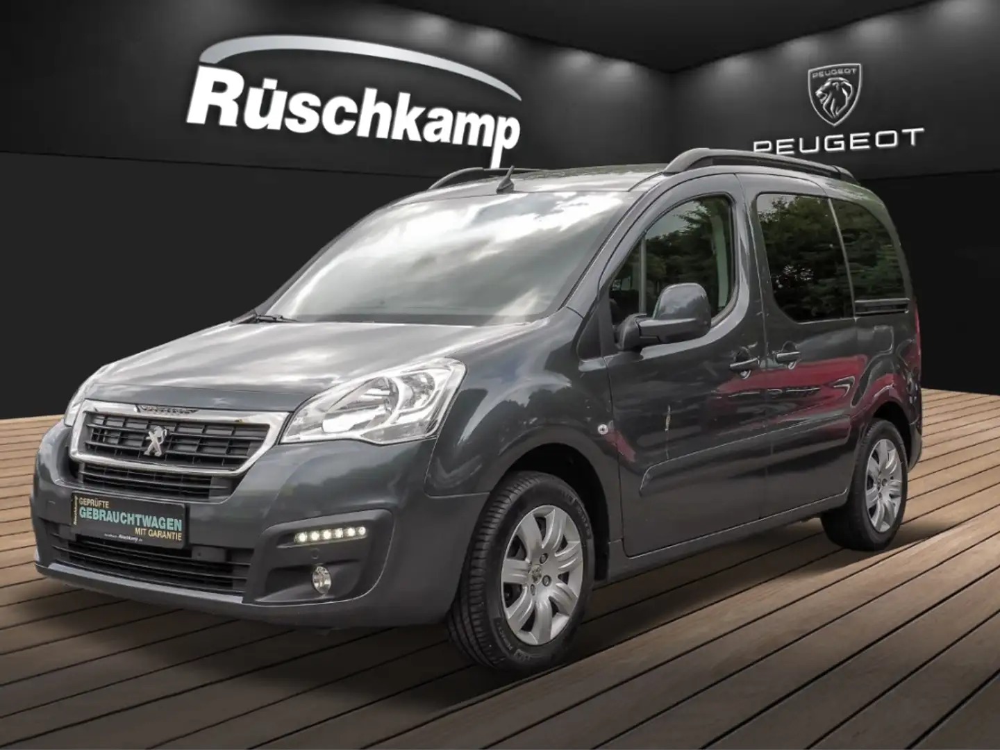 Peugeot Partner Allure 1.2 Klima PDC Kamera Navi Szürke - 1