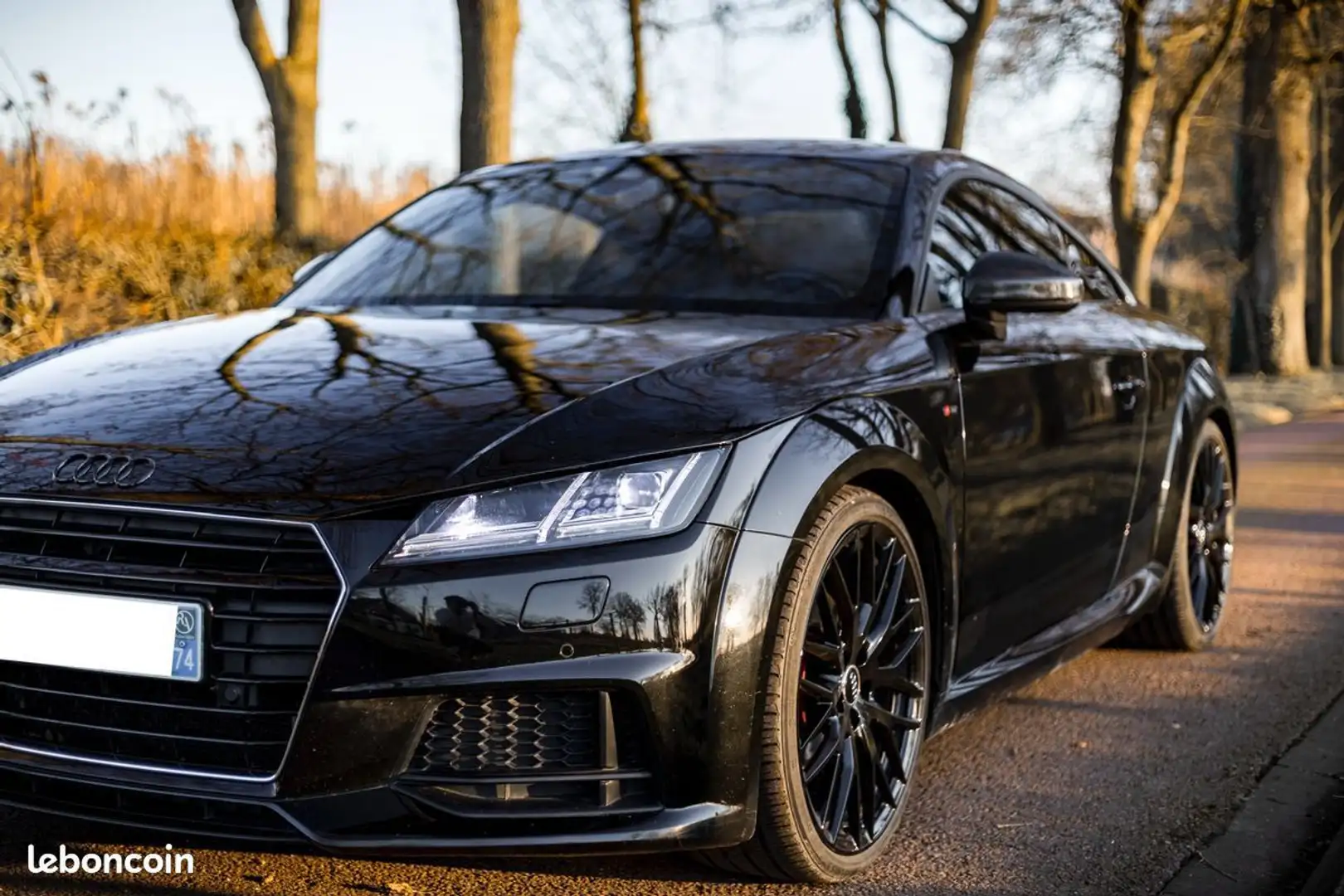 Audi TT Coupe 2.0 TFSI quattro S-TRONIC S LINE 230CH GPS-L Noir - 1