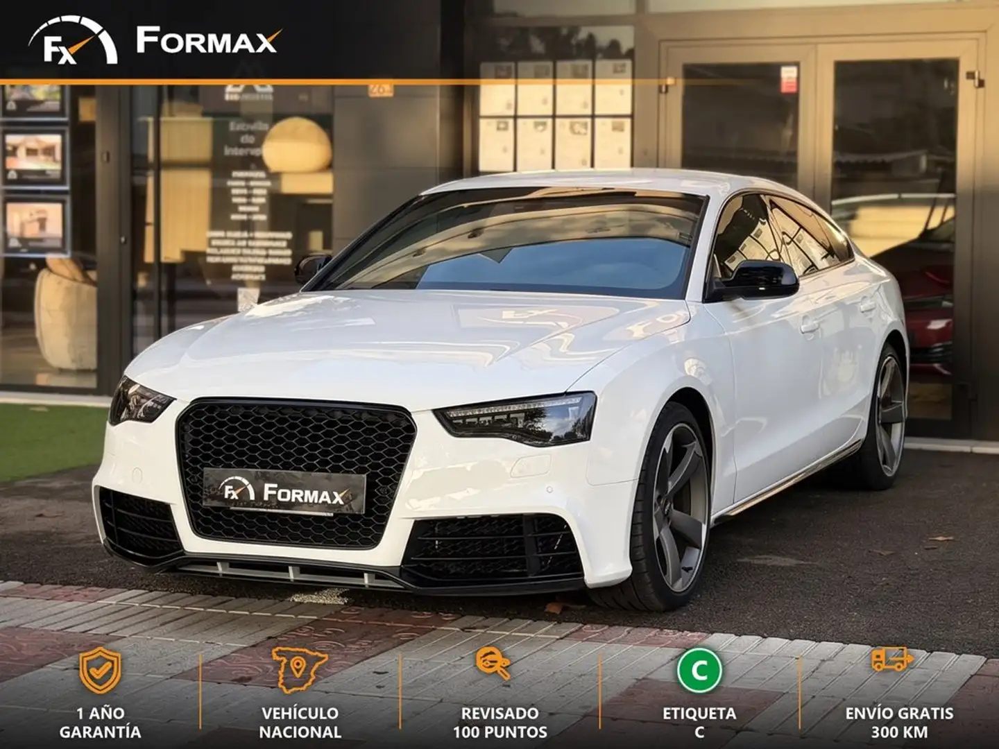 Audi A5 Sportback 2.0 TDI clean 190CV S line ed Blanco - 1