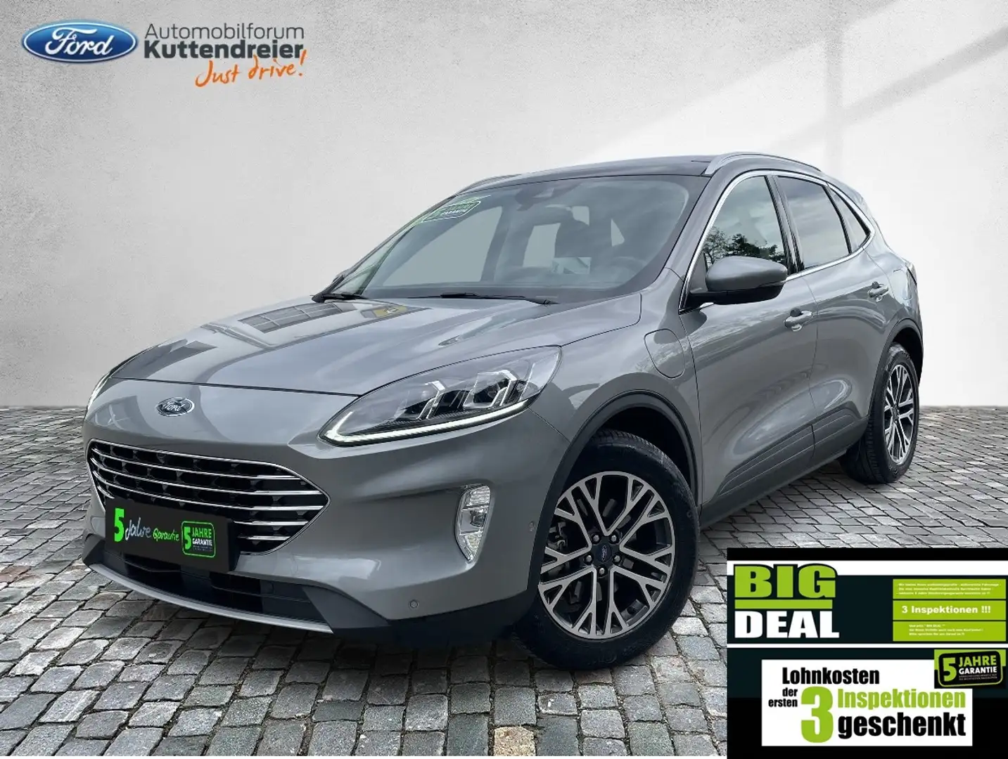 Ford Kuga PHEV Titanium X Glasdach Voll-LED Navi Plateado - 1