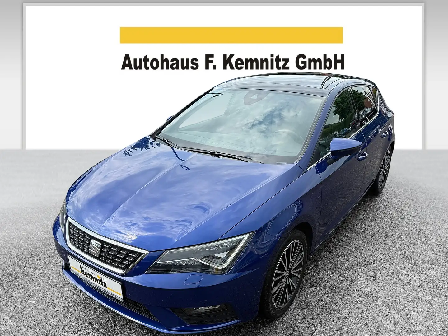 SEAT Leon Xcellence / LED / Panodach / Keyless / AHK / DAB Blau - 2