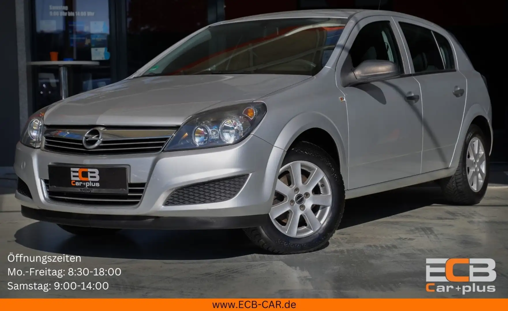 Opel Astra H Lim. Basis *1.HAND/Klimaa./Temp.* Silber - 1