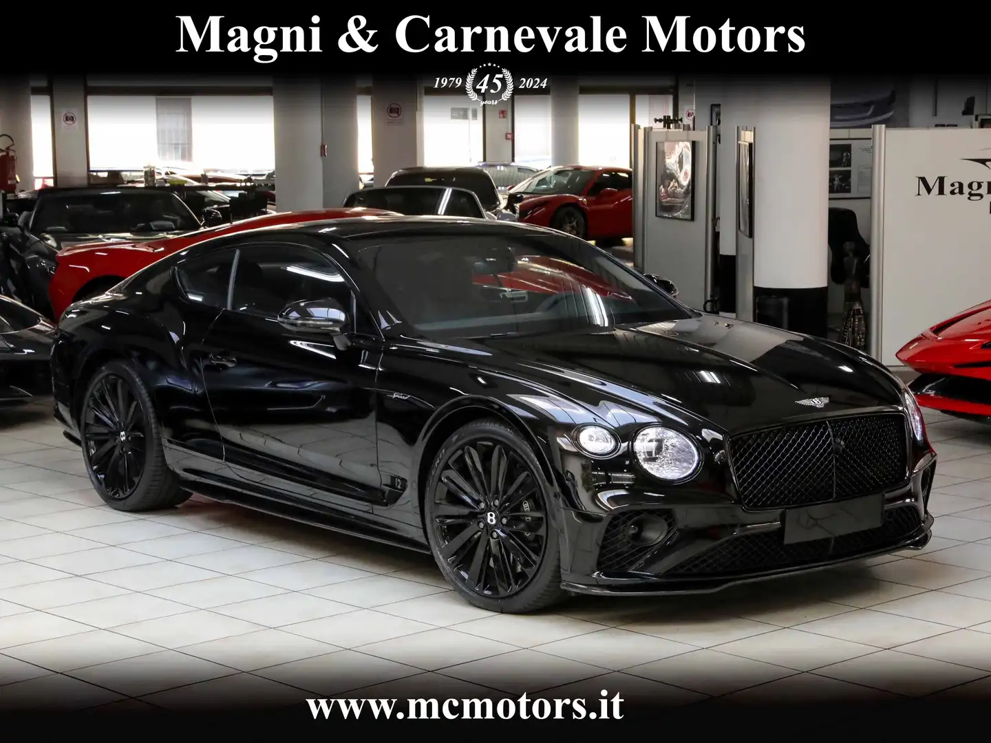 Bentley Continental GT SPEED|AKRAPOVICH|CARBON PACK|TETTO|NIGHT VIEW| Negru - 1