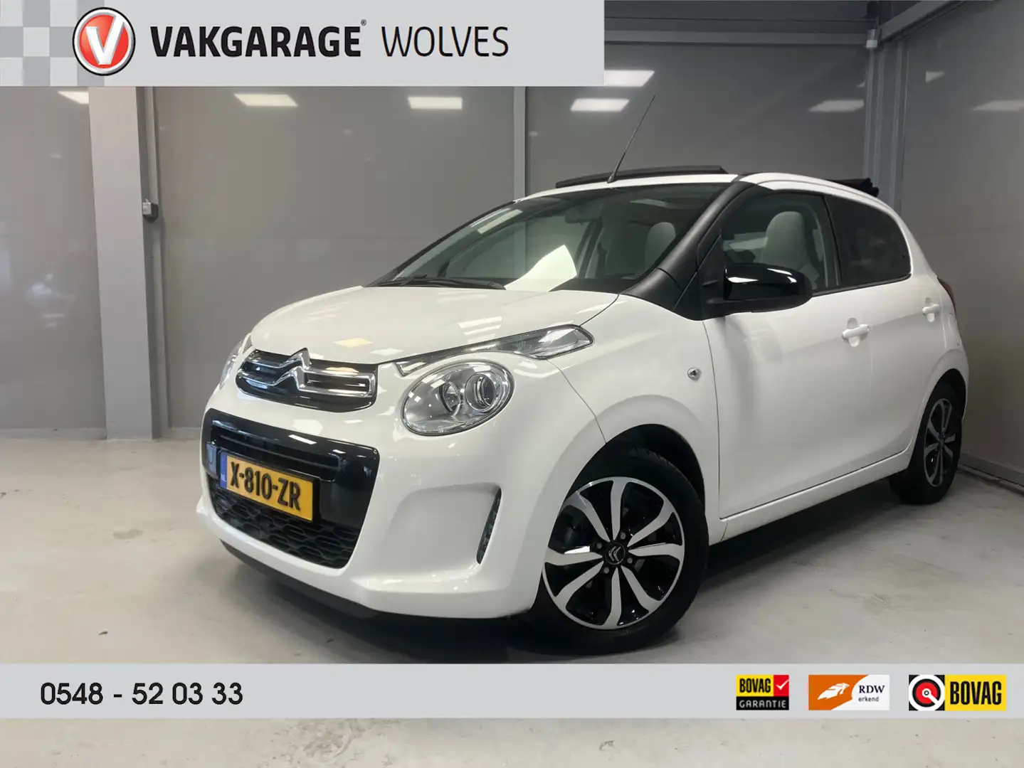 Citroen C1 Airscape Shine 1.2 PureTech | Camera | Vouwdak | A Wit - 1
