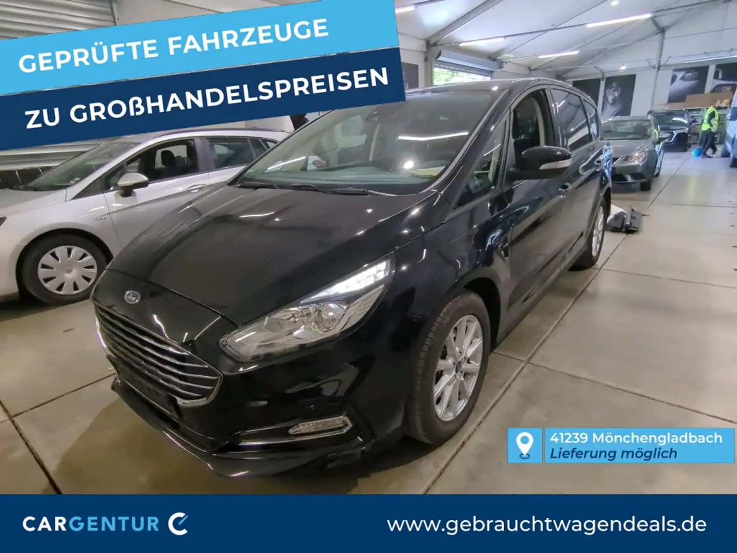 Ford S-Max 2.0 EcoBlue Trend Start/Stopp AHK SpoSi Key Navi R Schwarz - 1