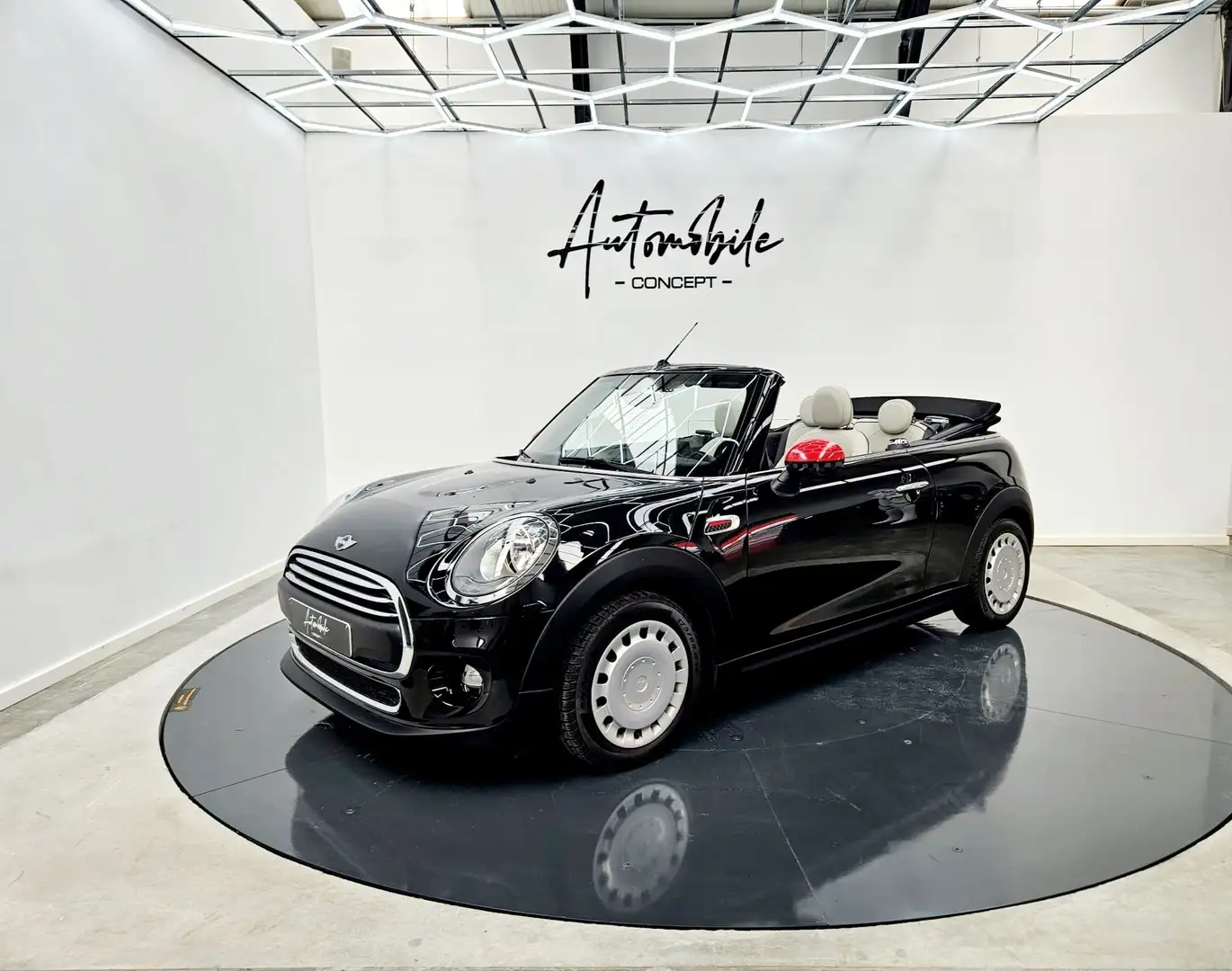 MINI One Cabrio ✅️1AN GARANTIE✅️EURO 6️⃣B✅️GPS ✅️ETAT SHOWROOM Black - 1