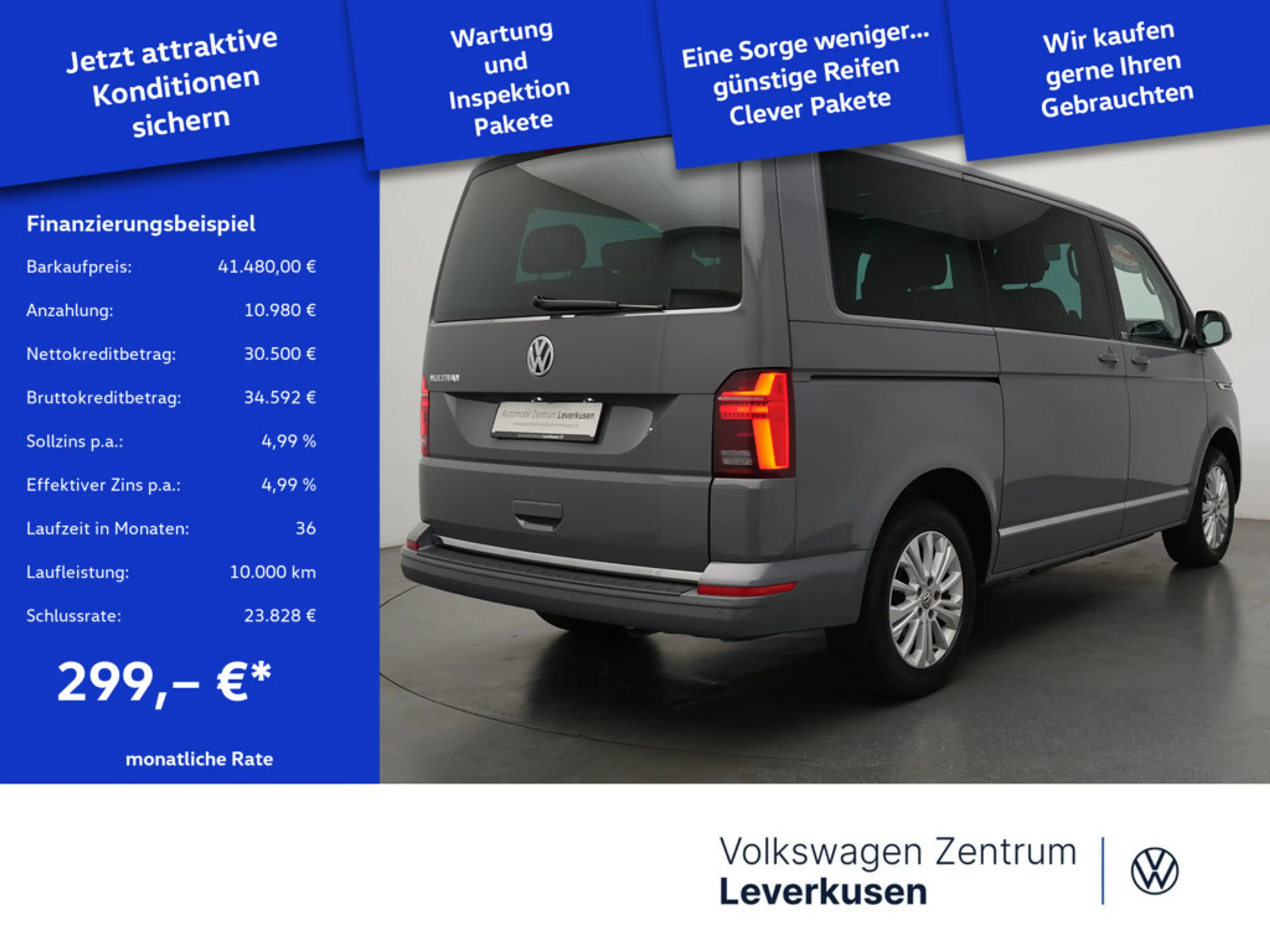 Volkswagen T6.1 Multivan Generation Six ACC NAVI LED SHZ — photo 2