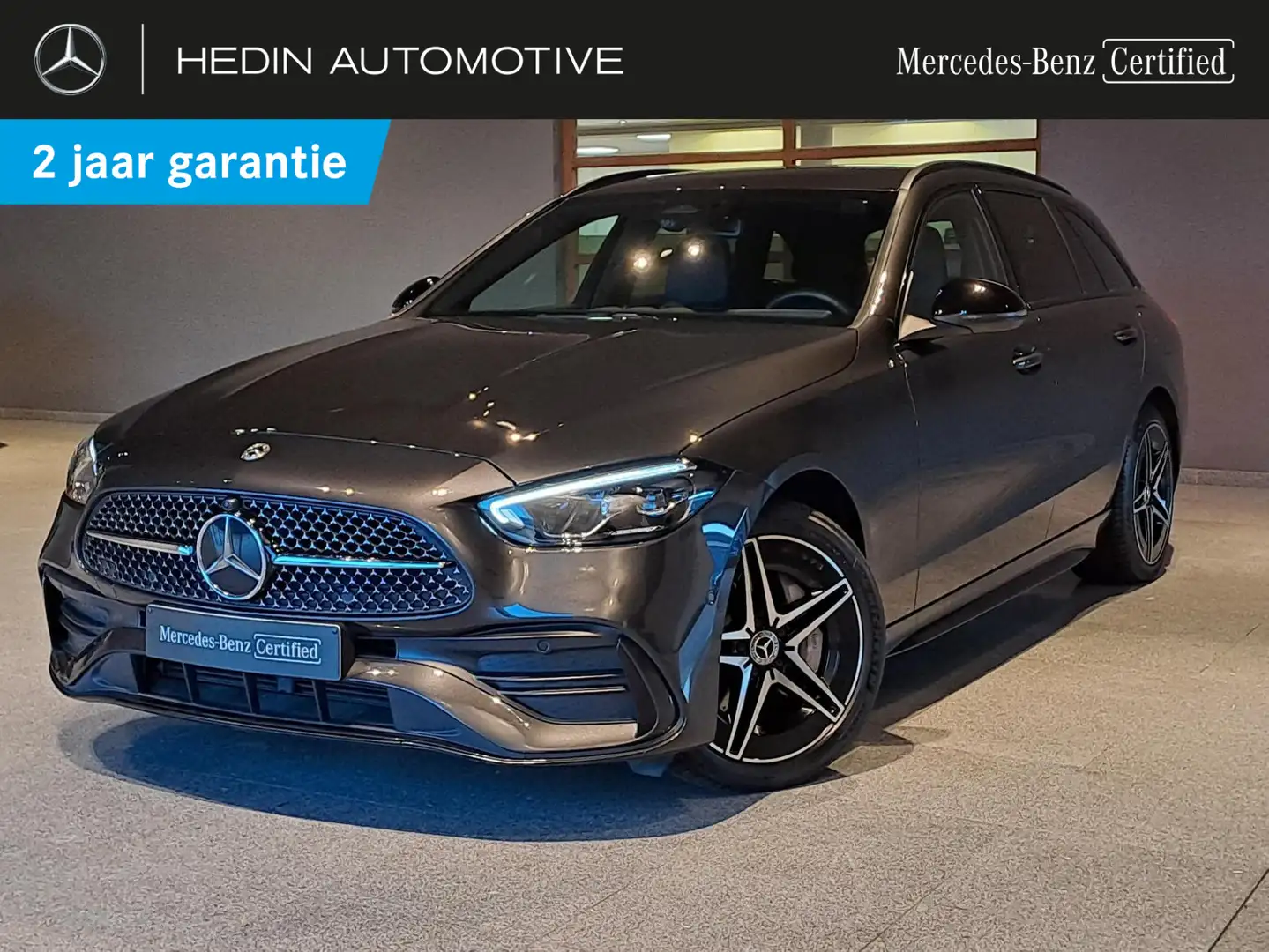 Mercedes-Benz C 300 e Break AMG Line | Nightpack | Verwarmde Zetels | Gris - 1
