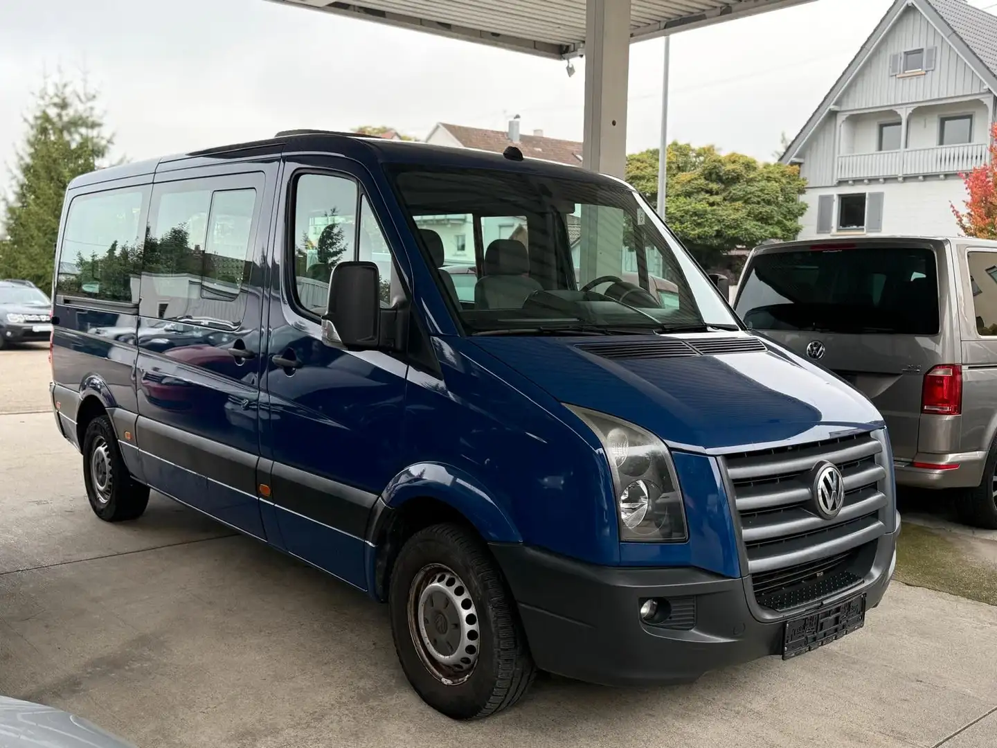 Volkswagen Crafter Kombi L2H1 *Rollstuhlrampe Absenkung*9Si Blau - 1