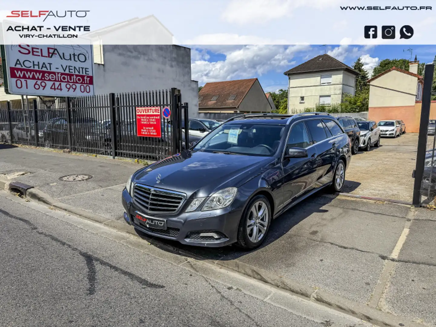 Mercedes-Benz E 250 250 CDI BE AVANTGARDE EXECUTIVE BA Gris - 1