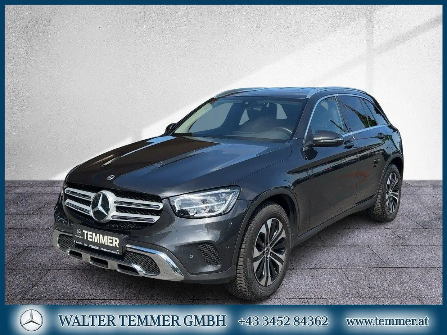 Mercedes-Benz GLC 200 d 4M EXCLUSIV LED AHV RKam Navi Shz Grau - 1