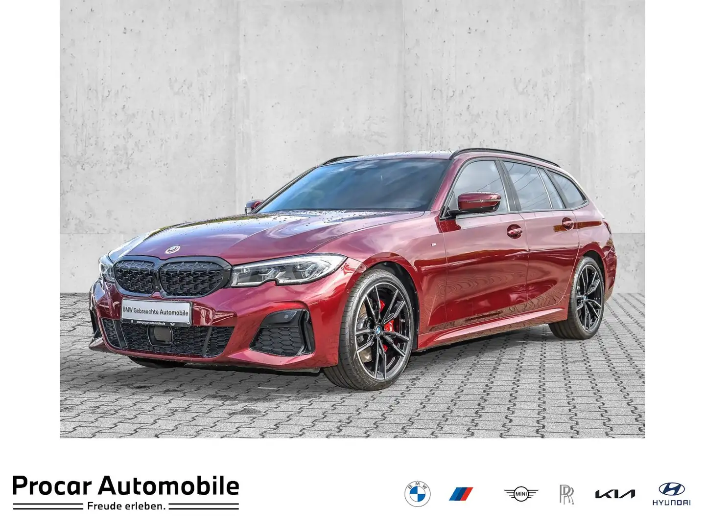 BMW 340 M340d xDrive Touring HuD+H/K+Laser+AHK+Standhzg.+D Rouge - 1