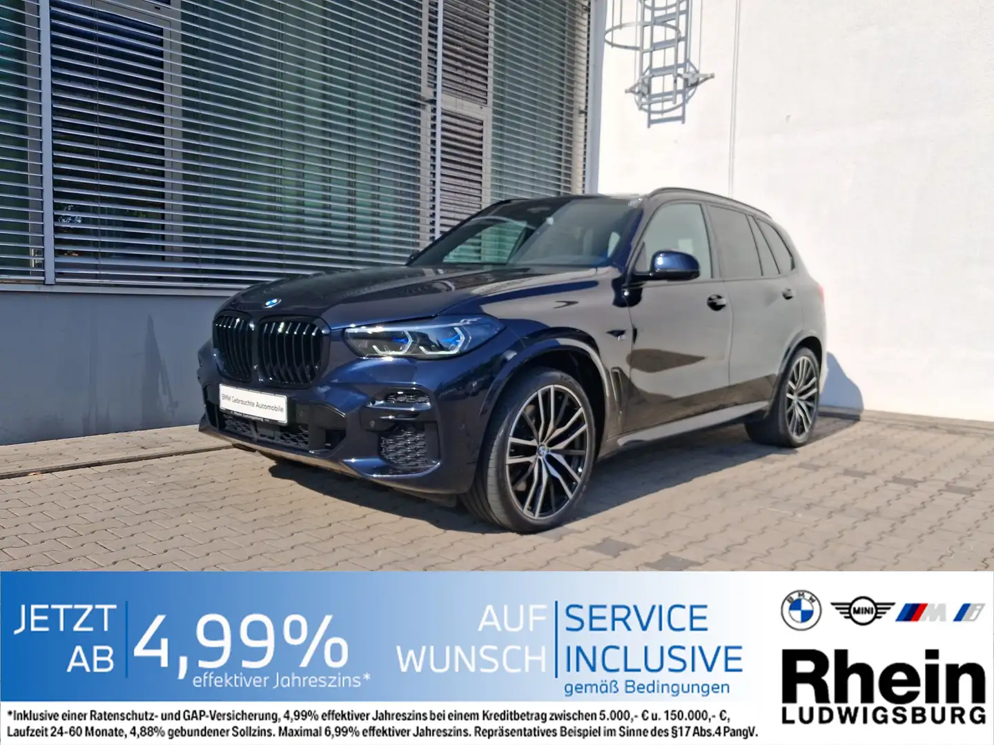 BMW X5 xDrive40d M Sportpaket Laser Navi HUD HarmKar Negro - 1