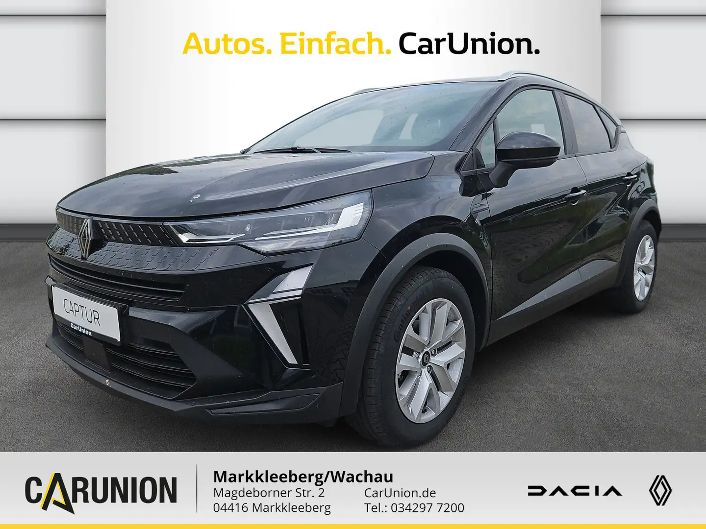 Renault Captur Evolution TCe 100 LPG Schwarz - 1