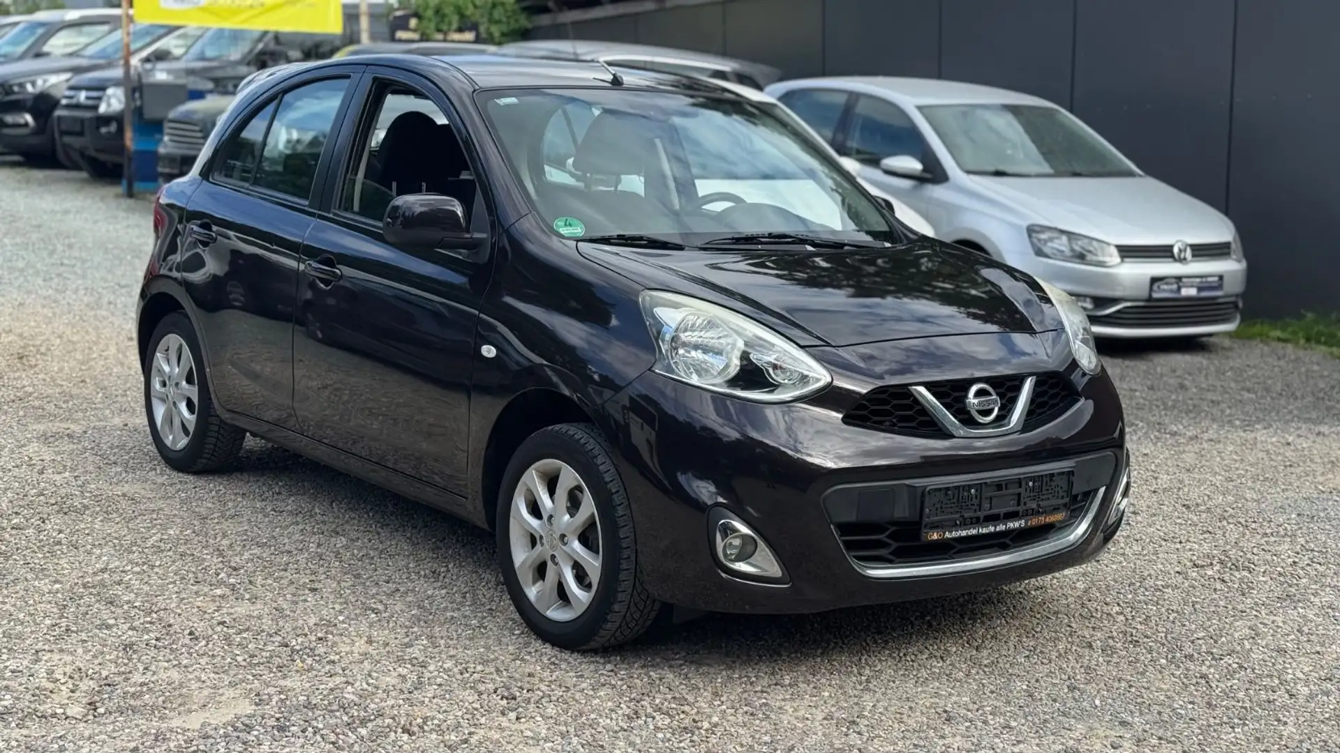 Nissan Micra *Klima*69 000 KM !!!!!*Tüv Neu*Euro 6* Schwarz - 1