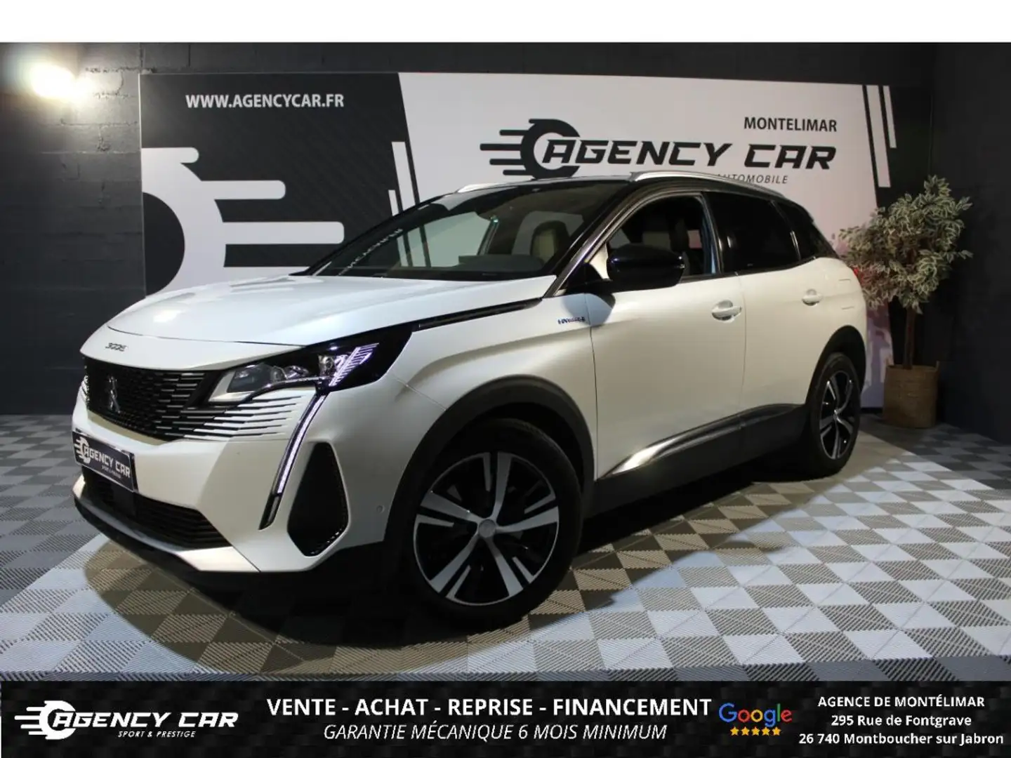 Peugeot 3008 Hybrid4 300 e-EAT8 II GT SUIVI Blanc - 1