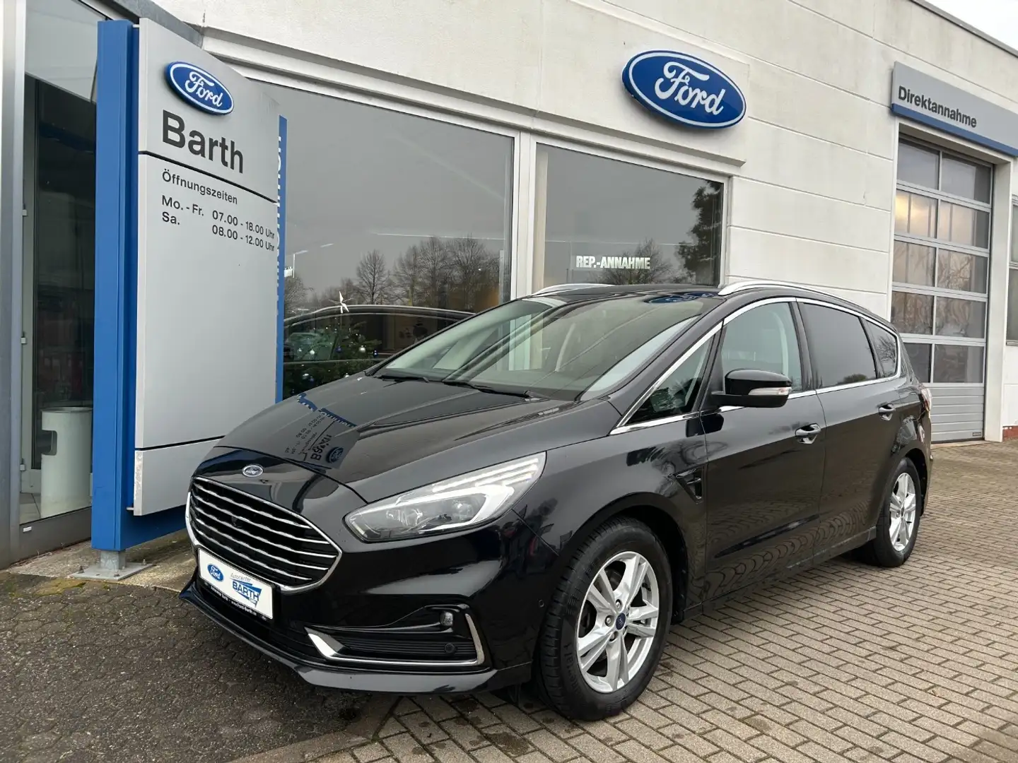 Ford S-Max 2.0 EcoBlue Titanium 2xKlima ACC AUT Kam. Schwarz - 1