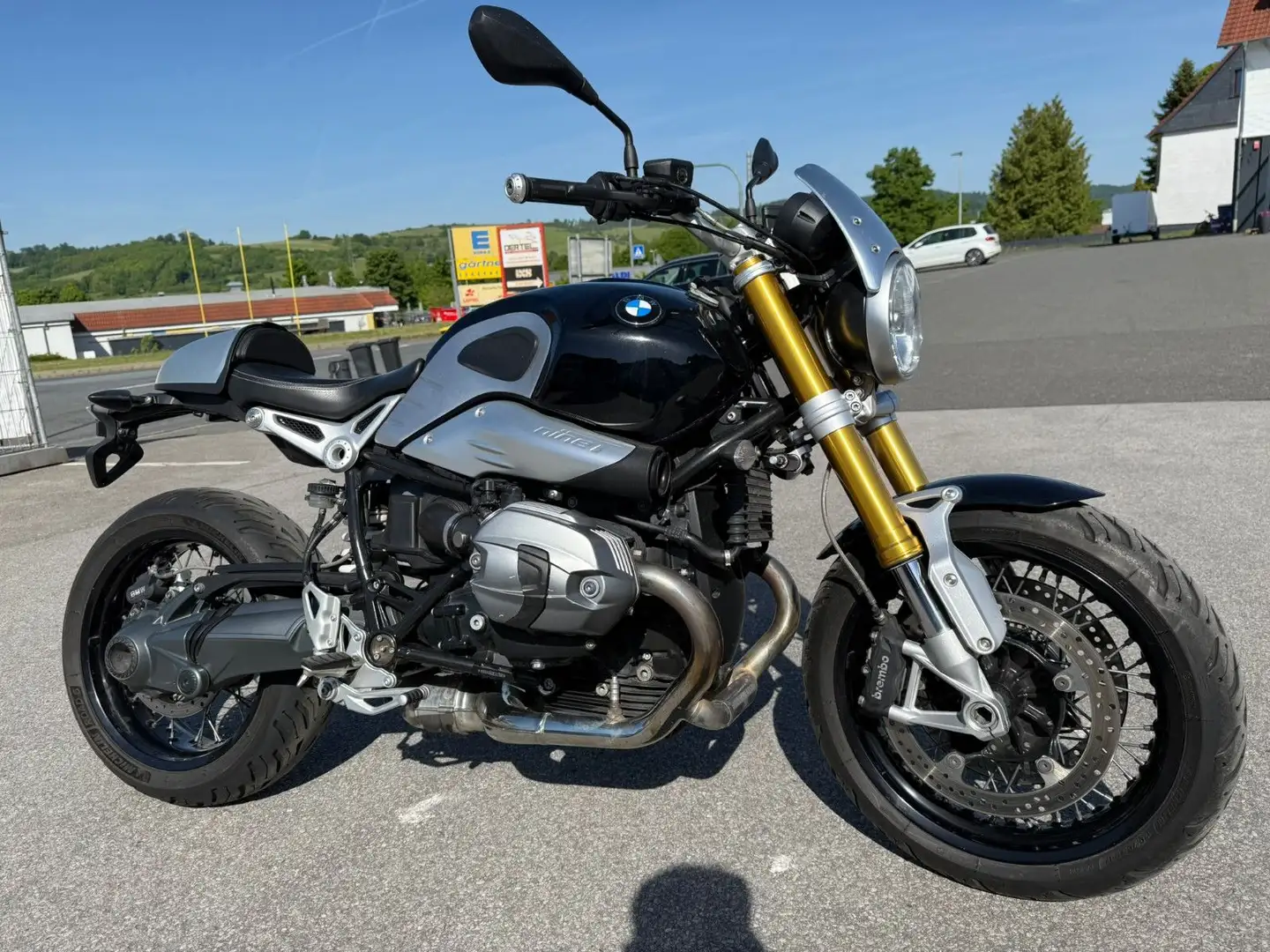 BMW R nineT Scrambler Akrapovic   TÜV + Service NEU Negro - 1