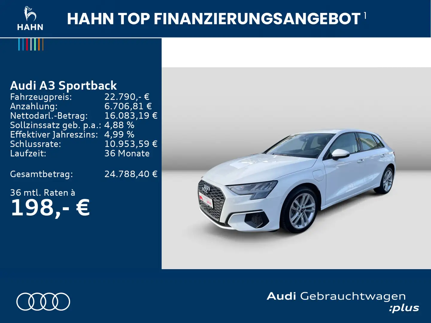 Audi A3 40TFSIe S-tronic Navi Carplay Virtu Weiß - 2