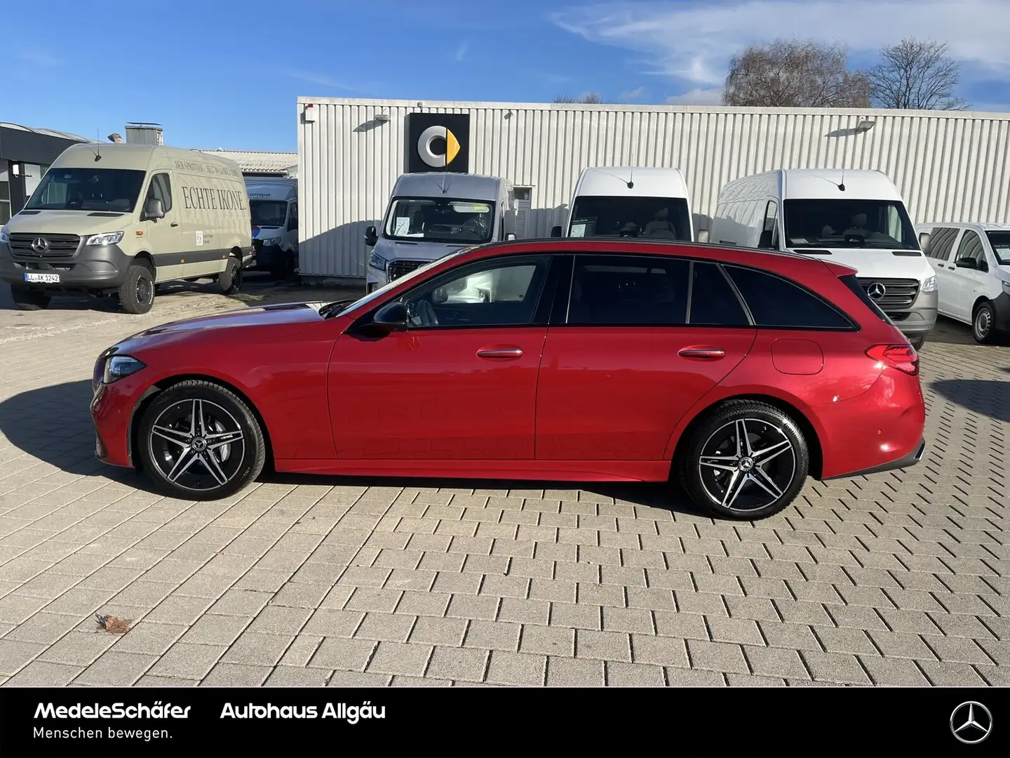 Mercedes-Benz C 300 C 300 T de AMG Night Distronic AHK HuD 360° NP89 Rot - 2