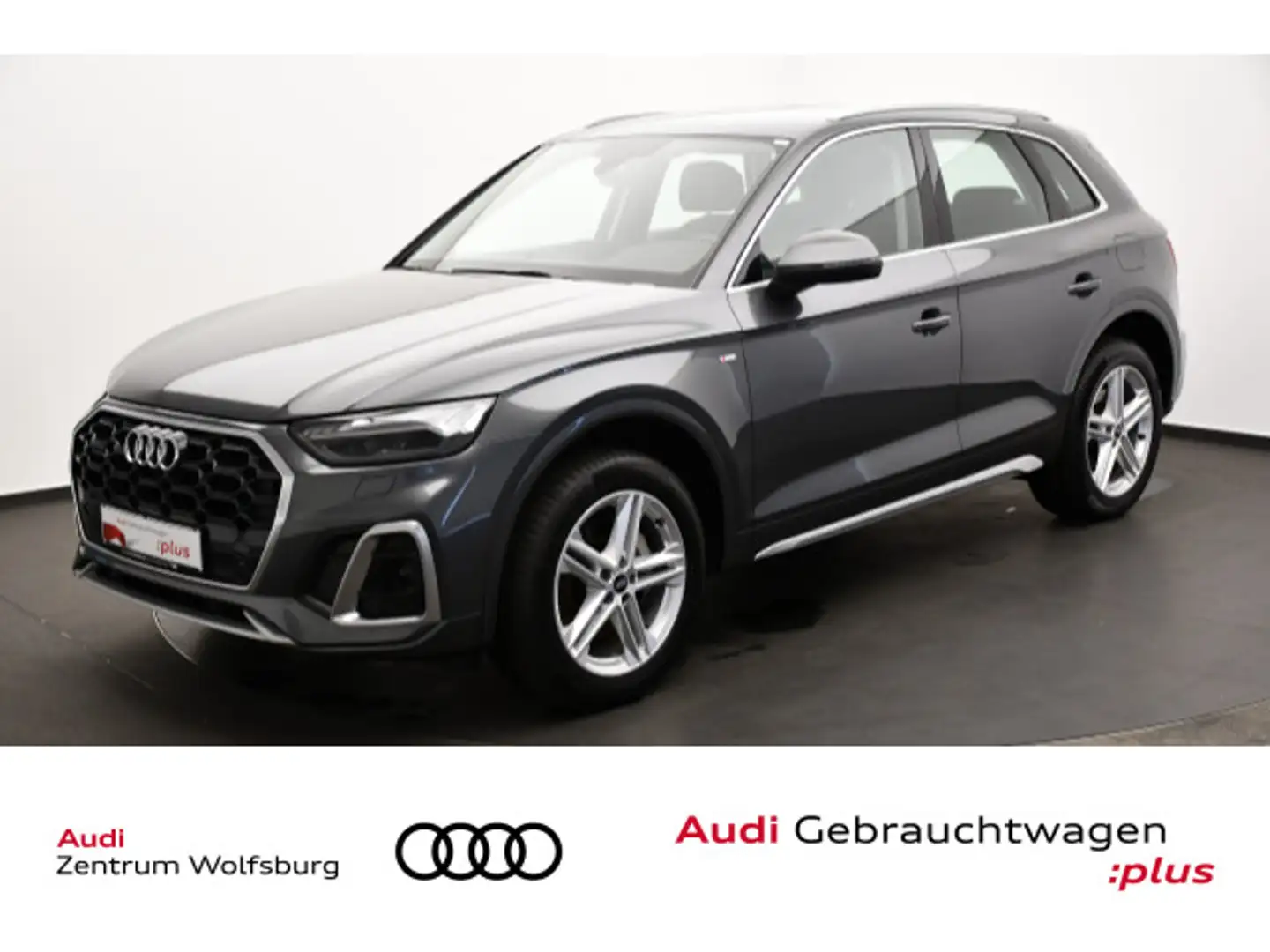 Audi Q5 50 2.0 TFSI e S-tronic quattro ACC/AHK/Einpar Szary - 1