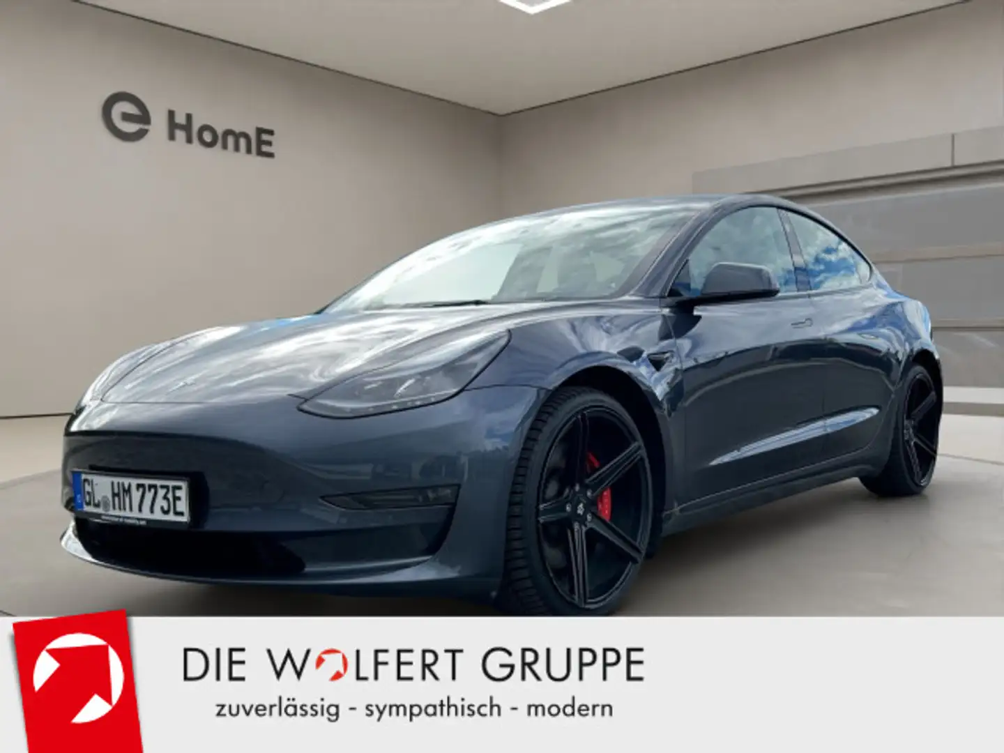Tesla Model 3 Performance Grau - 1
