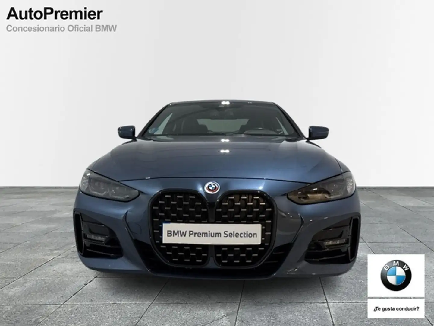 BMW 420 420dA Coupé Bleu - 2