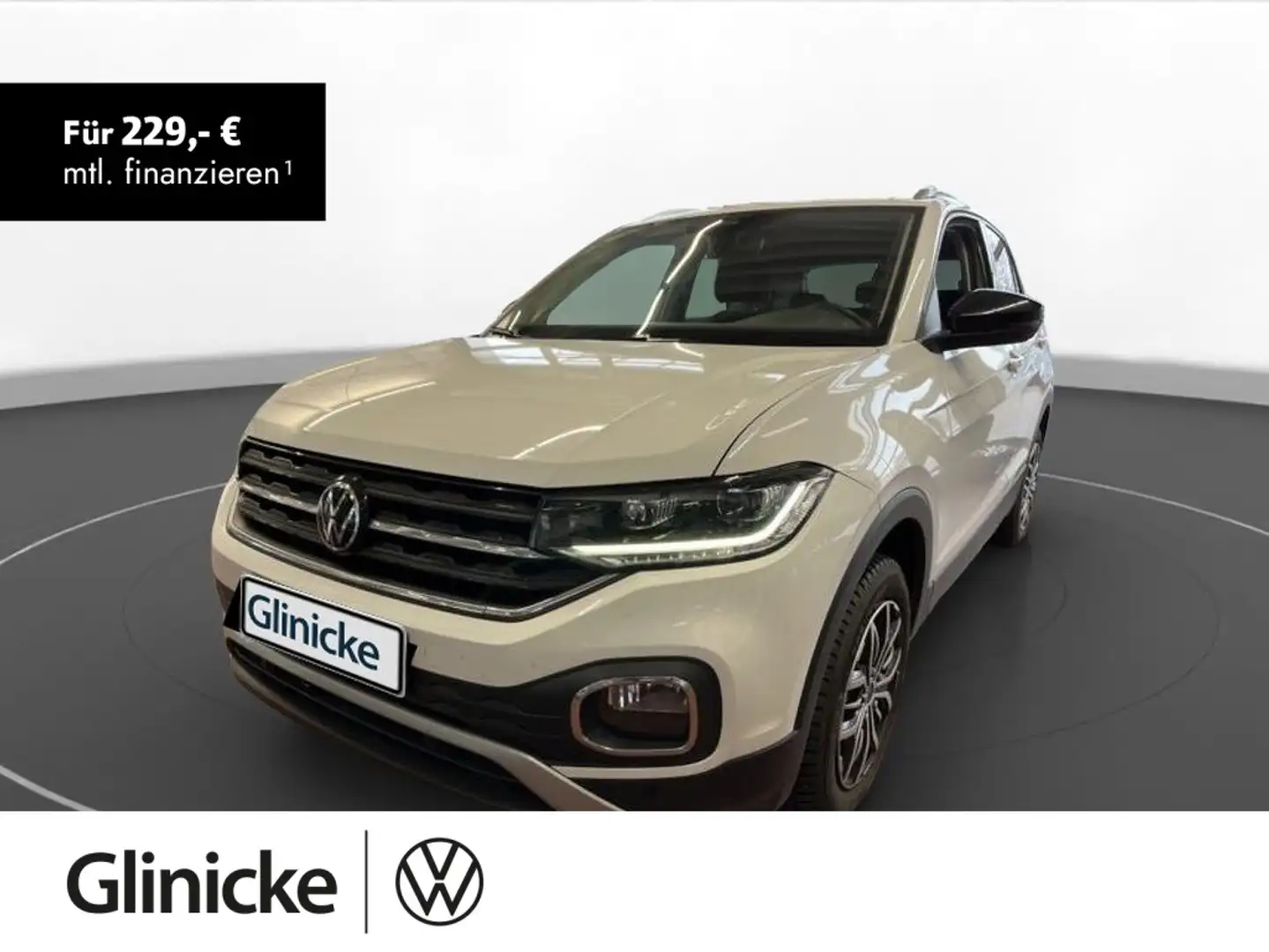 Volkswagen T-Cross 1.0 TSI DSG Navi RüKa Ambiente LED Klima Weiß - 1