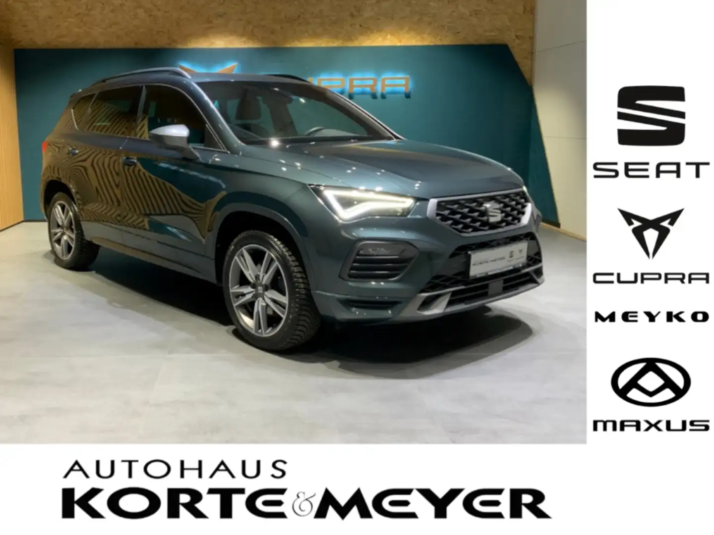 SEAT Ateca FR 2.0TDI DSG+Beats+ACC+ AHK+Navi Grün - 1
