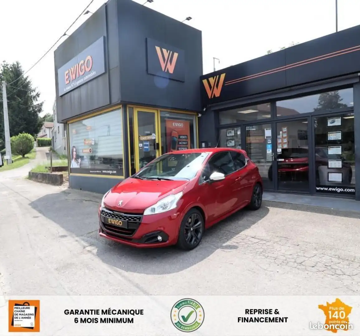 Peugeot 208 GENERATION-I 1.6 THP 210 CH GTI START-STOP %2B CAR Rouge - 1