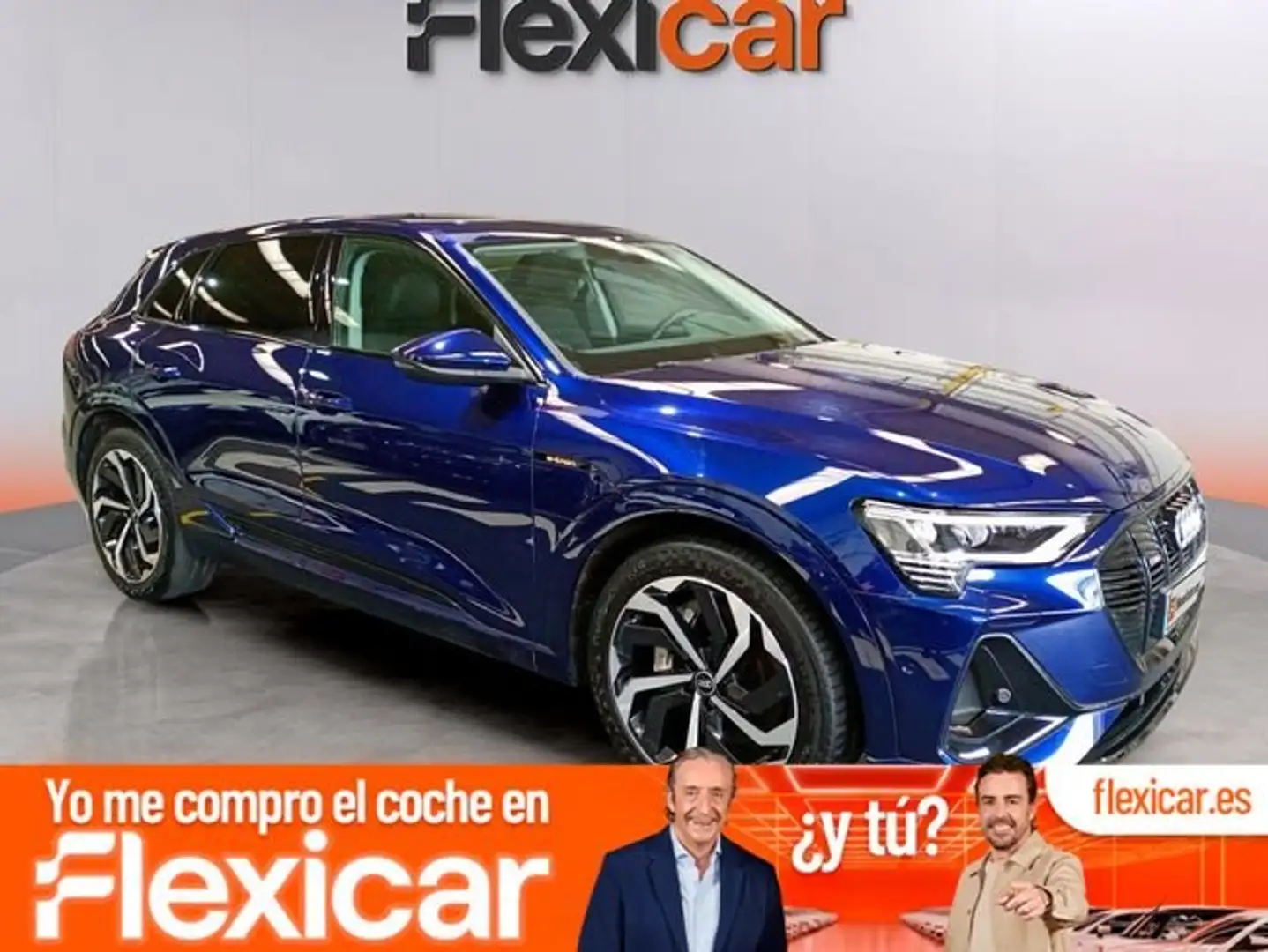 Audi e-tron 55 quattro S line Azul - 1