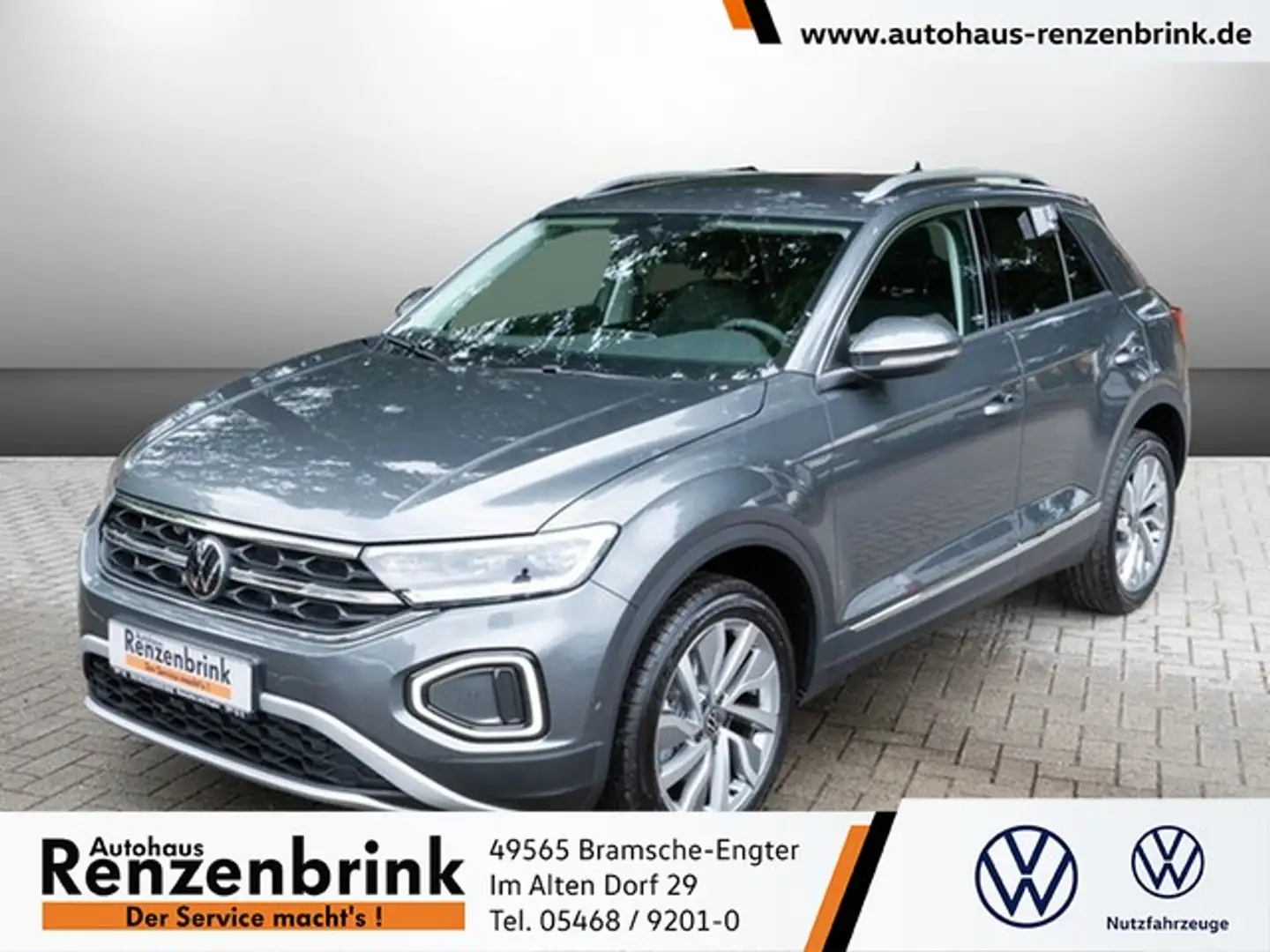 Volkswagen T-Roc Style TDI DSG Business-Paket AHK Grau - 1