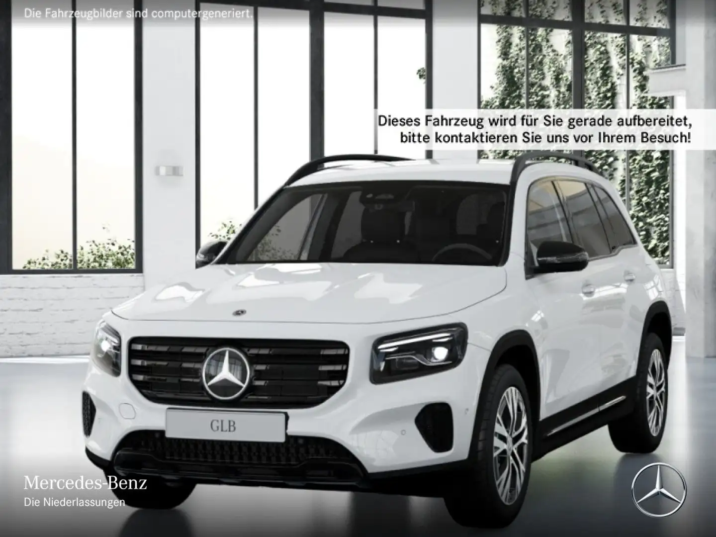 Mercedes-Benz GLB 200 d PROGRESSIVE+NIGHT+AHK+MULTIBEAM+KAMERA Weiß - 2