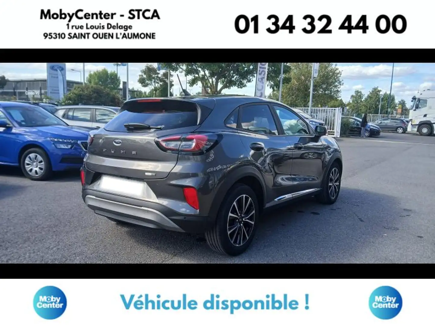 Ford Puma 1.0 EcoBoost 125ch mHEV Titanium 6cv Grau - 2