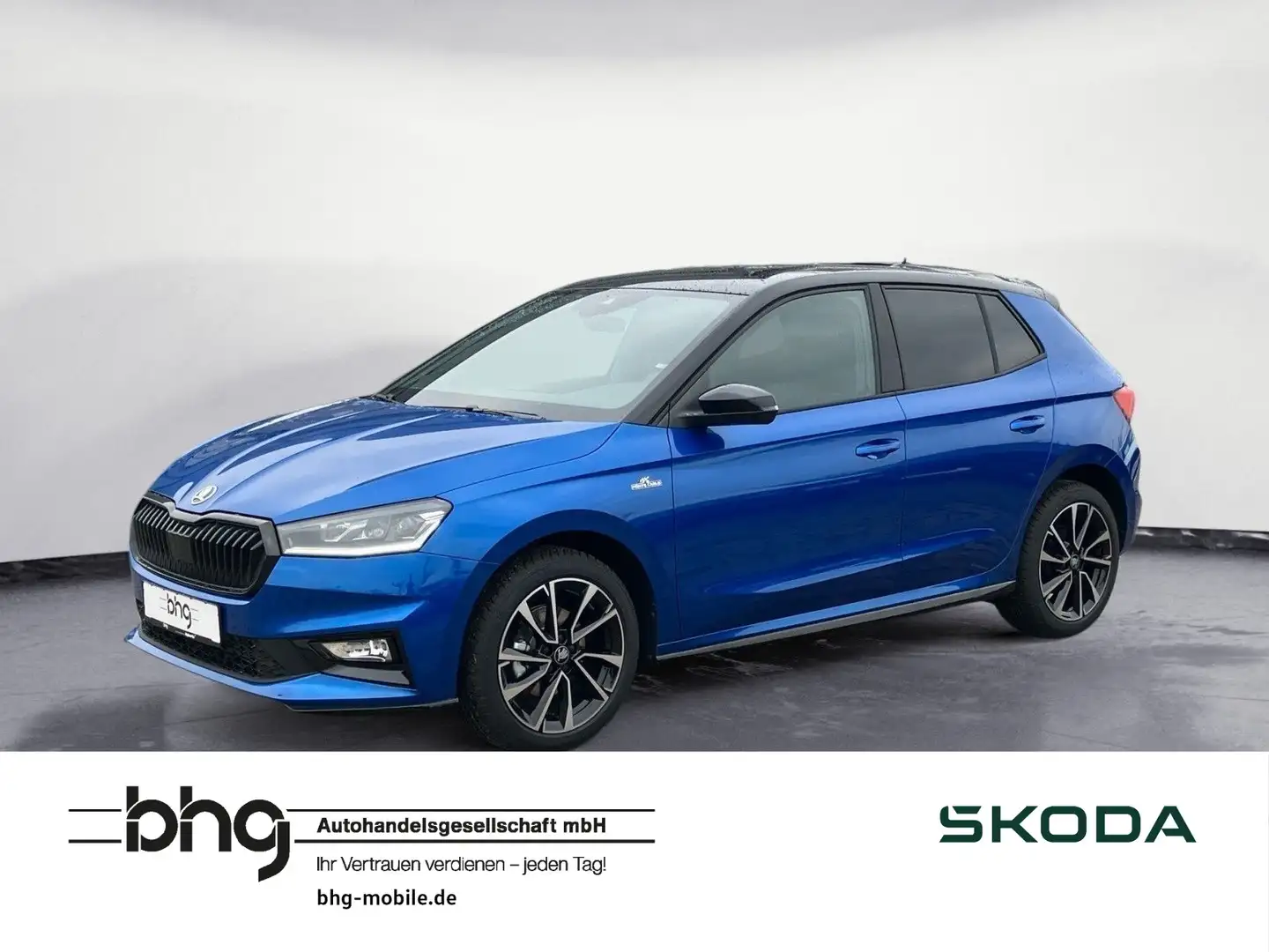 Skoda Fabia Monte Carlo 1,0 TSI  7-Gang-D Blau - 1