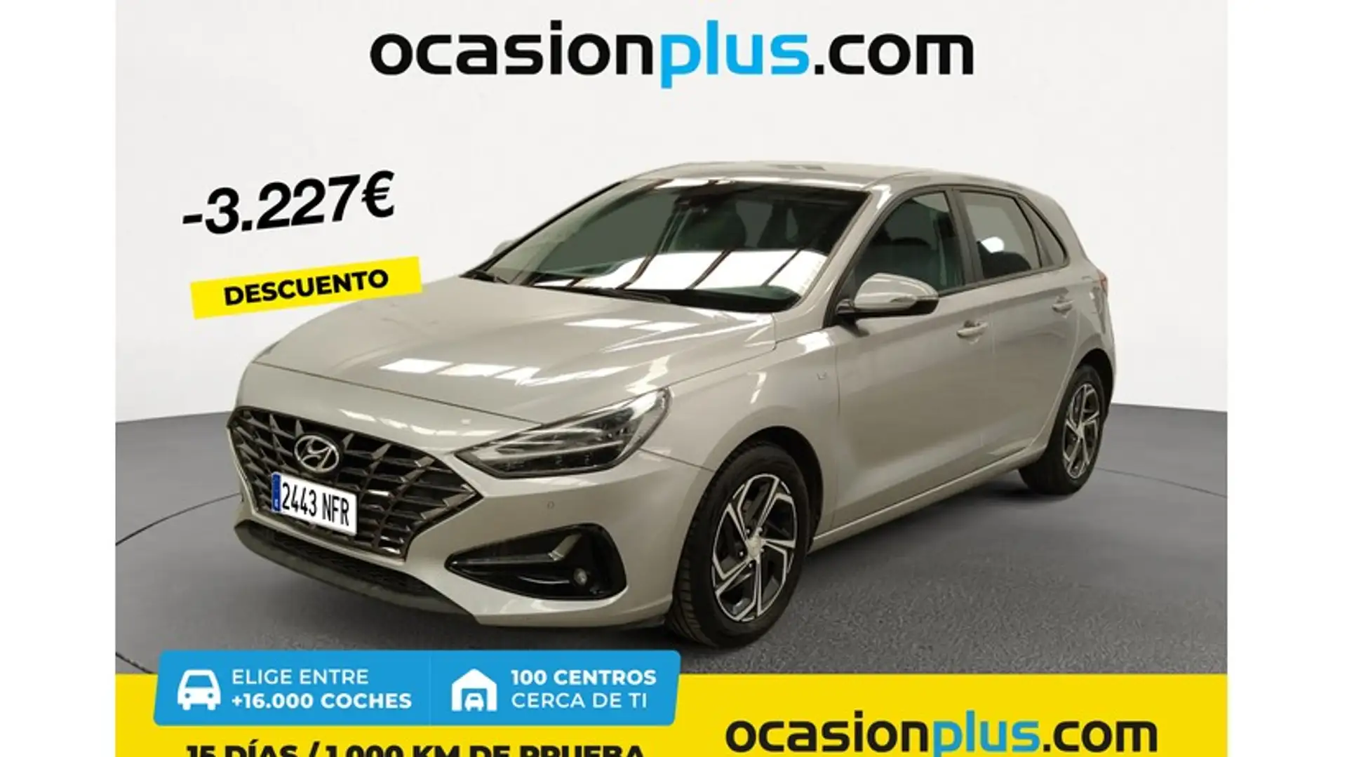 Hyundai i30 1.0 TGDI Tecno 48V 120 Plateado - 1