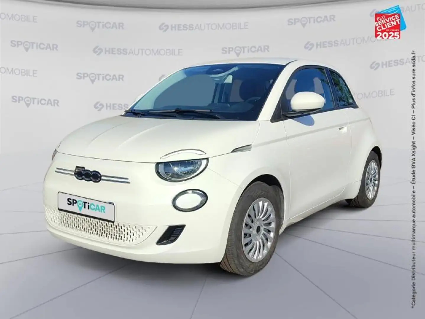 Fiat 500e e 95ch Action Plus Blanc - 1